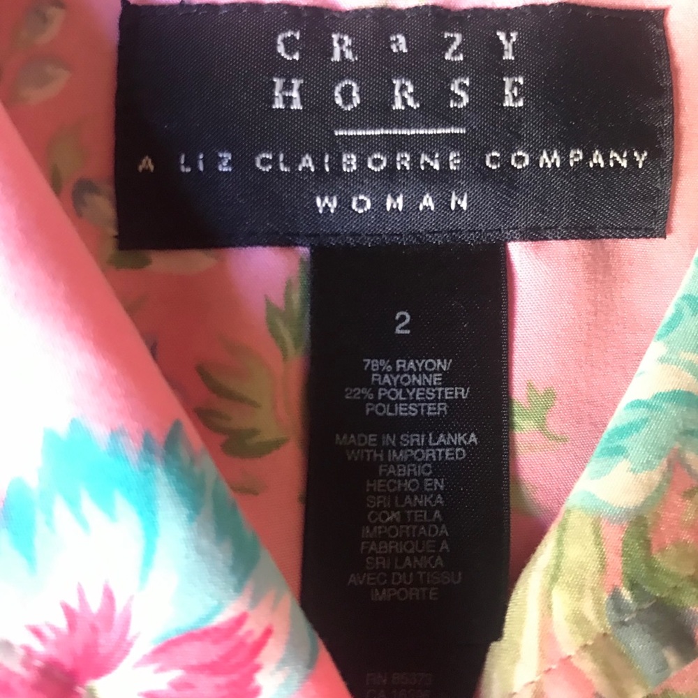 Crazy Horse Liz Claiborne Pair of Women’s Tops 2 - Picture 3 of 8